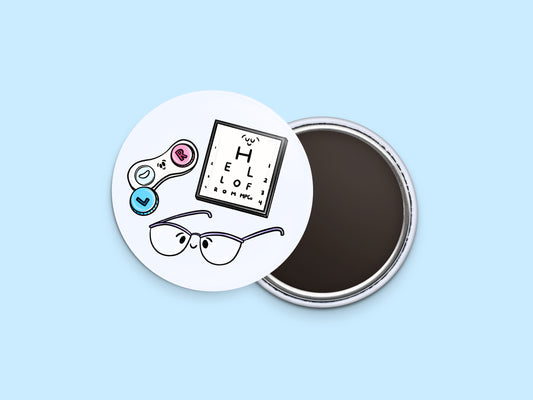 Eye Doctor Appointment Button Calendar Magnet