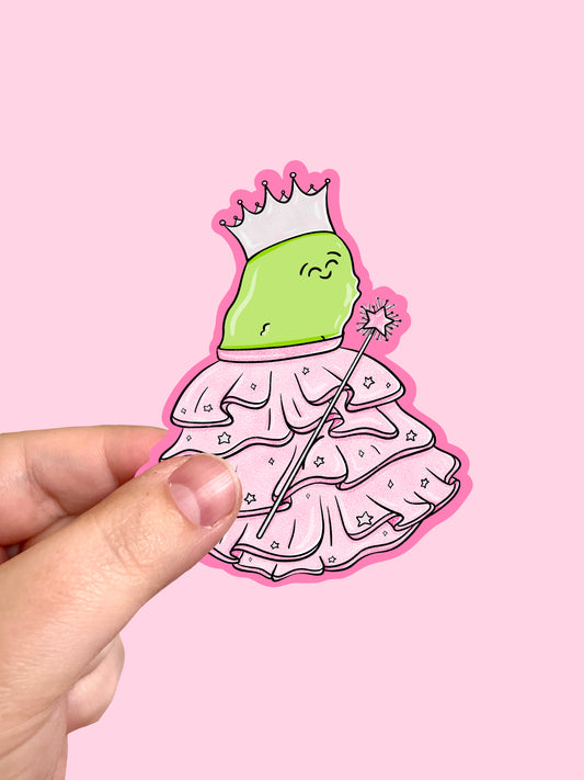 Good Witch Pickle Vinyl Sticker