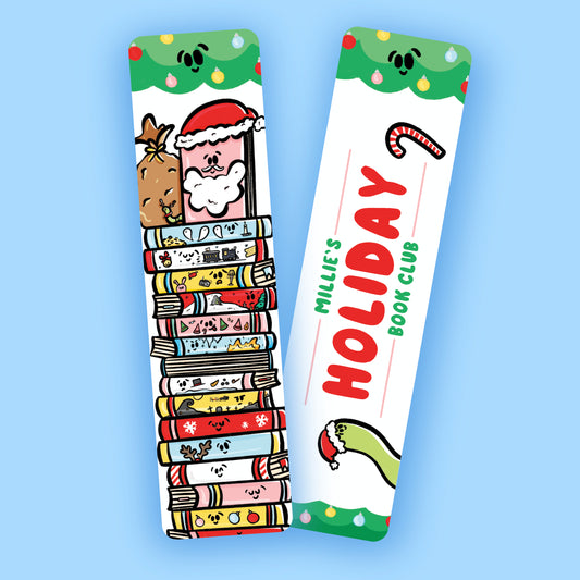 Holiday Book Club Bookmark
