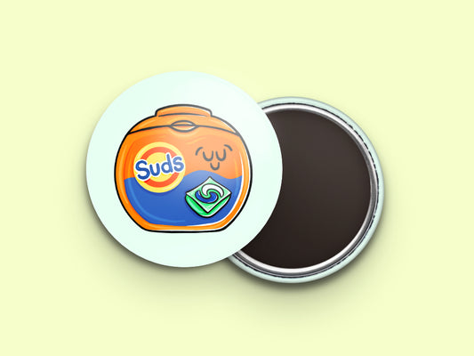 Laundry Pods Button Fridge Magnet