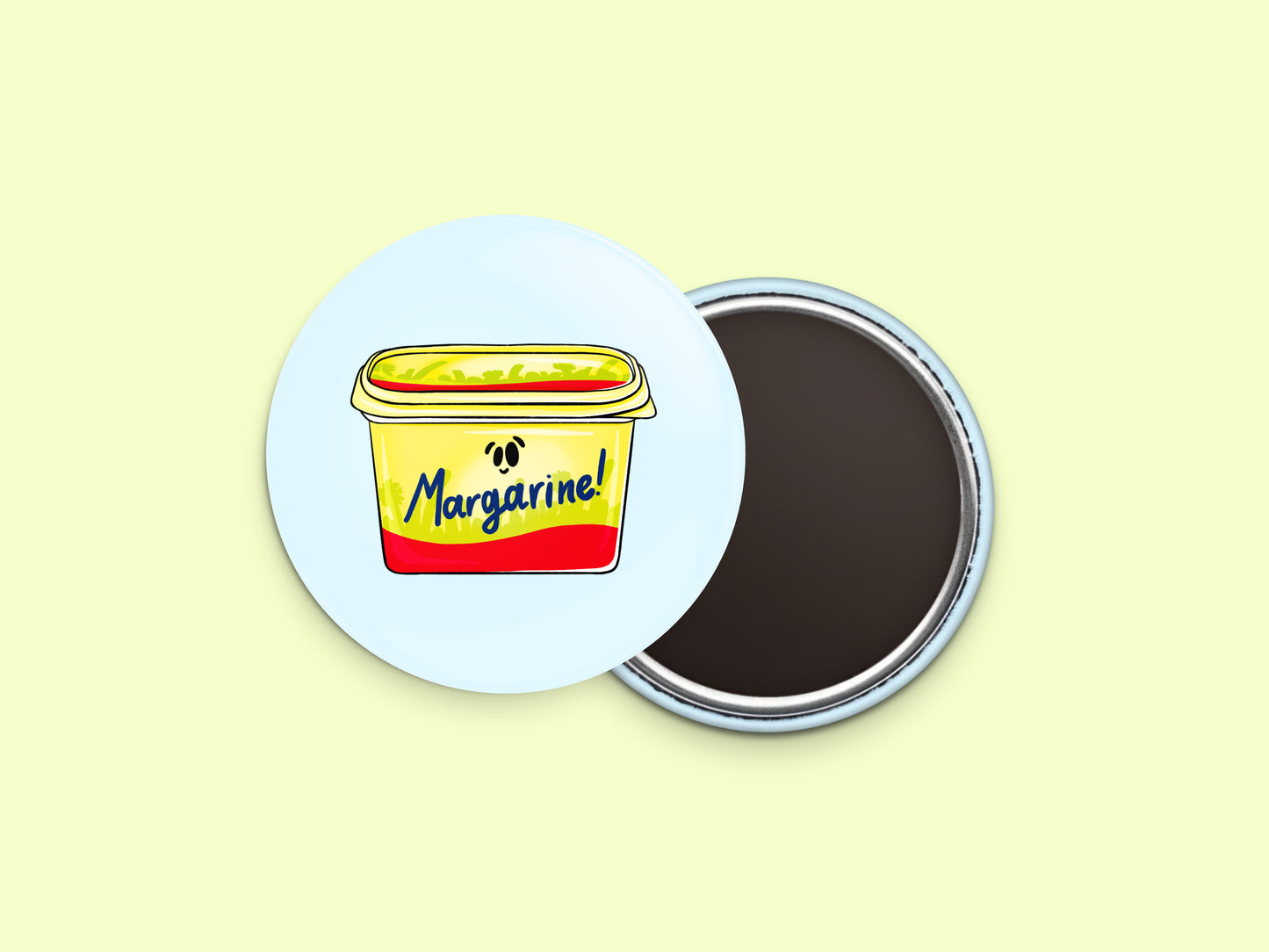 Margarine Button Fridge Magnet