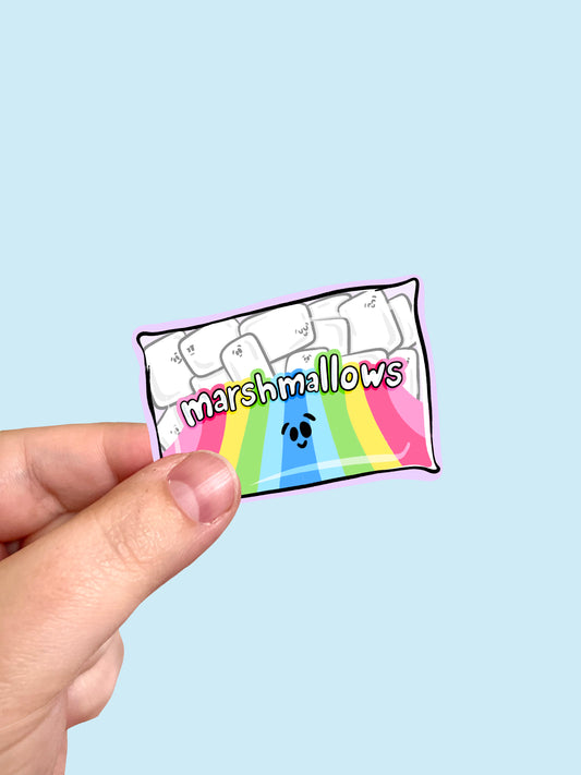 Marshmallows Vinyl Sticker