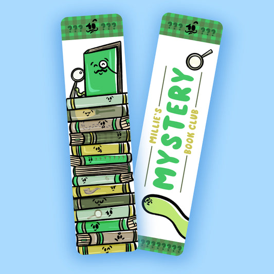 Mystery Book Club Bookmark