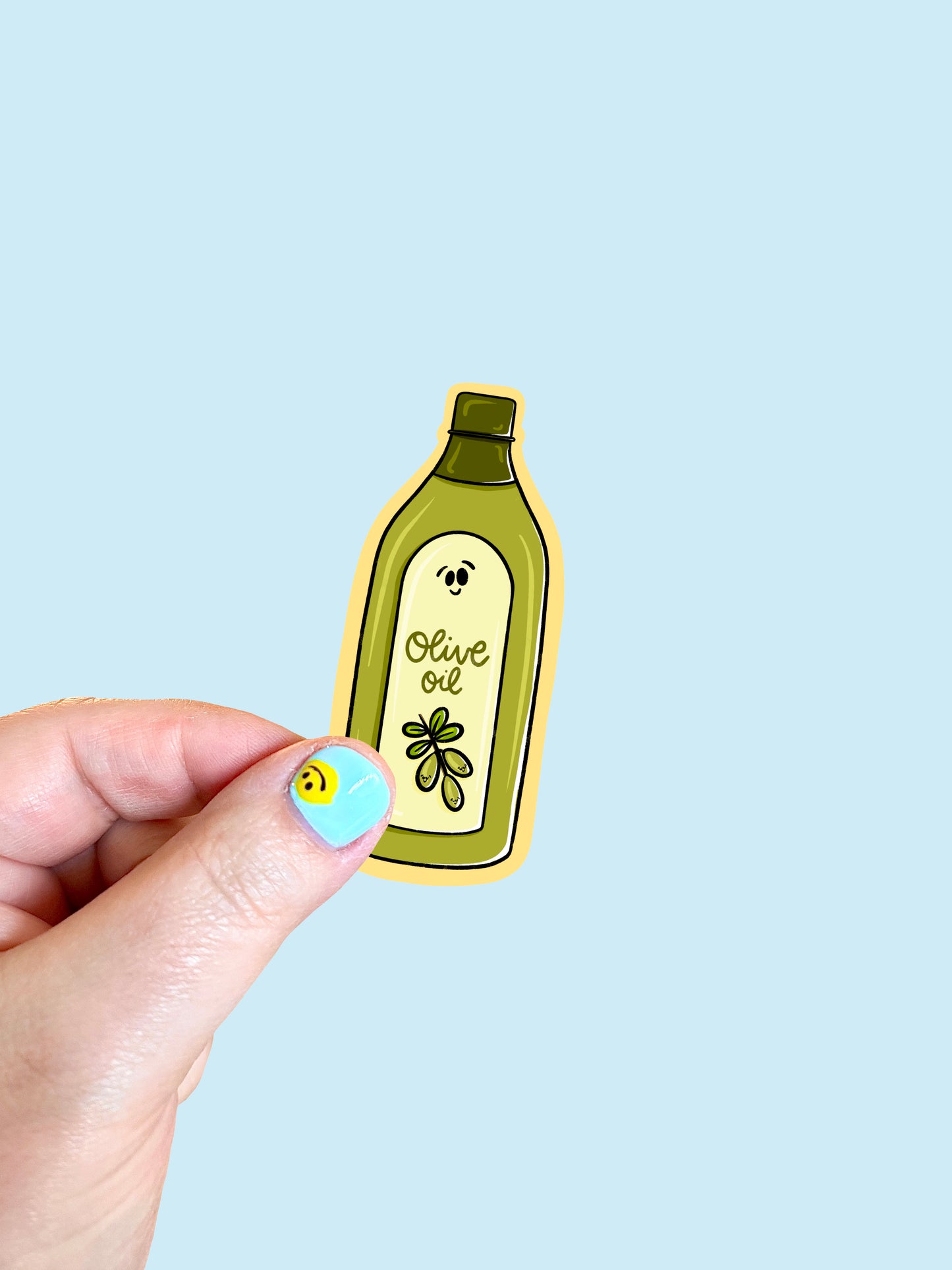 Olive Oil Vinyl Sticker