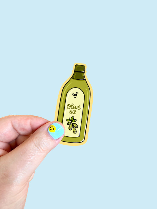 Olive Oil Vinyl Sticker