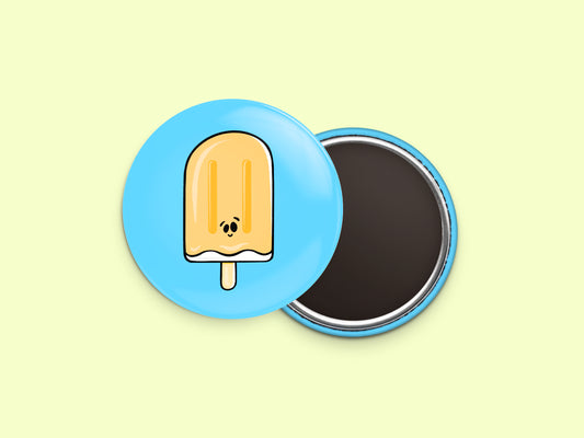 Orange Popsicles Fridge Magnet