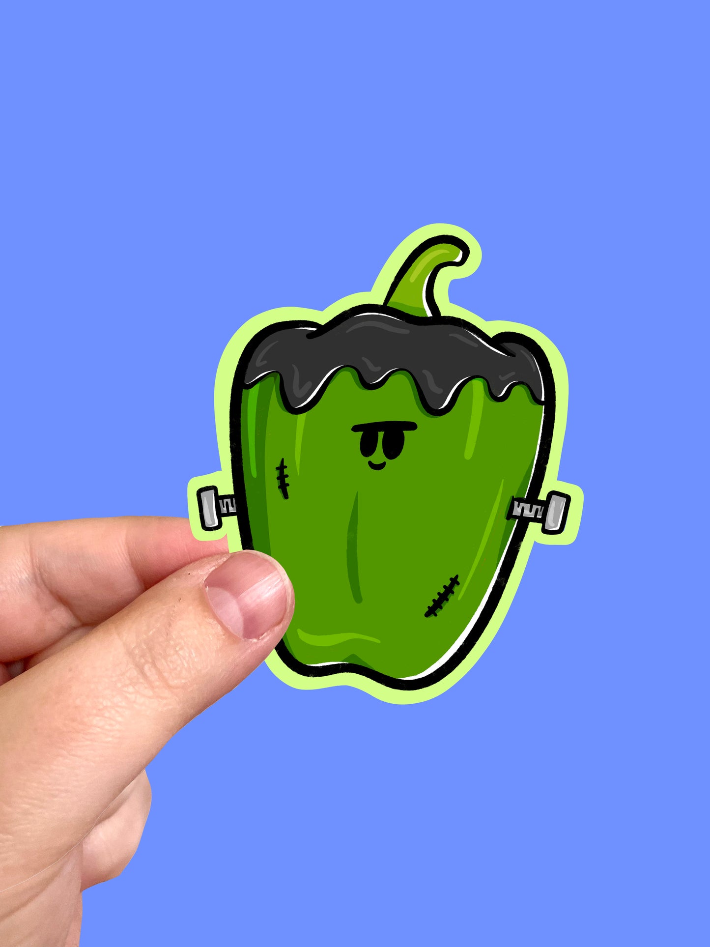 Franken-Pepper Vinyl Sticker