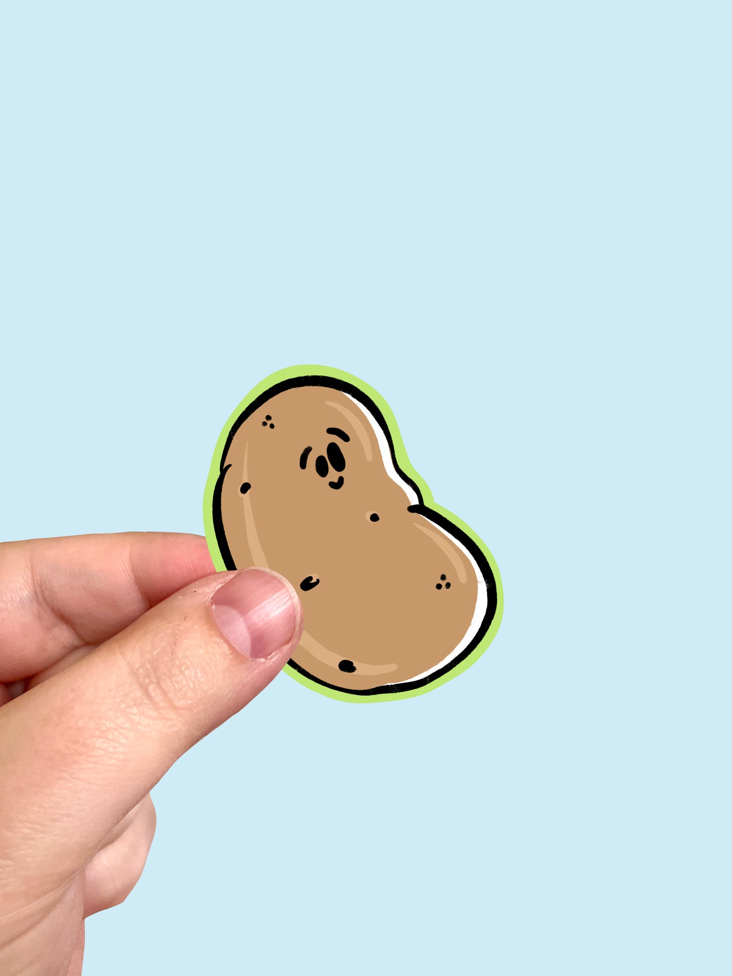 Russet Potato Vinyl Sticker