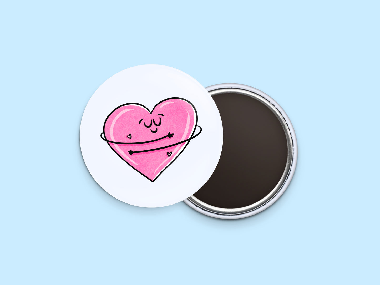 Self Care Button Calendar Magnet