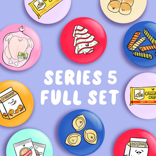 Whole Set of Series 5 Button Fridge Magnets