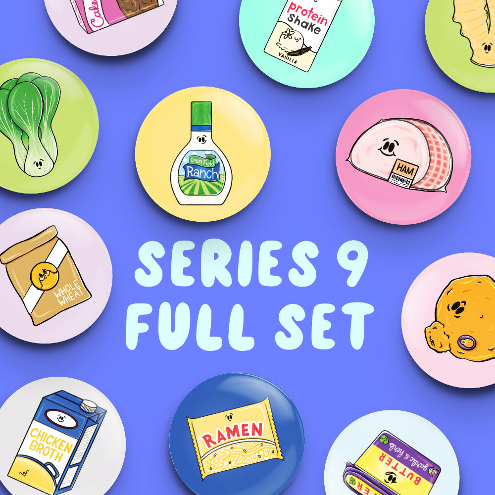 Whole Set SERIES 9 Button Fridge Magnets
