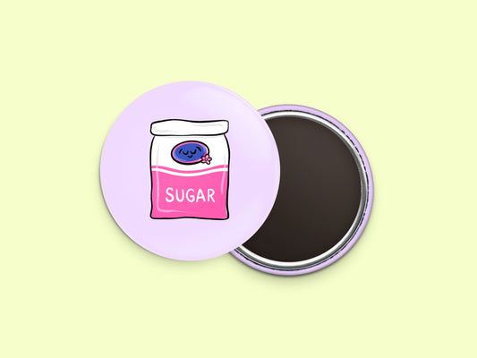 Sugar Button Fridge Magnet