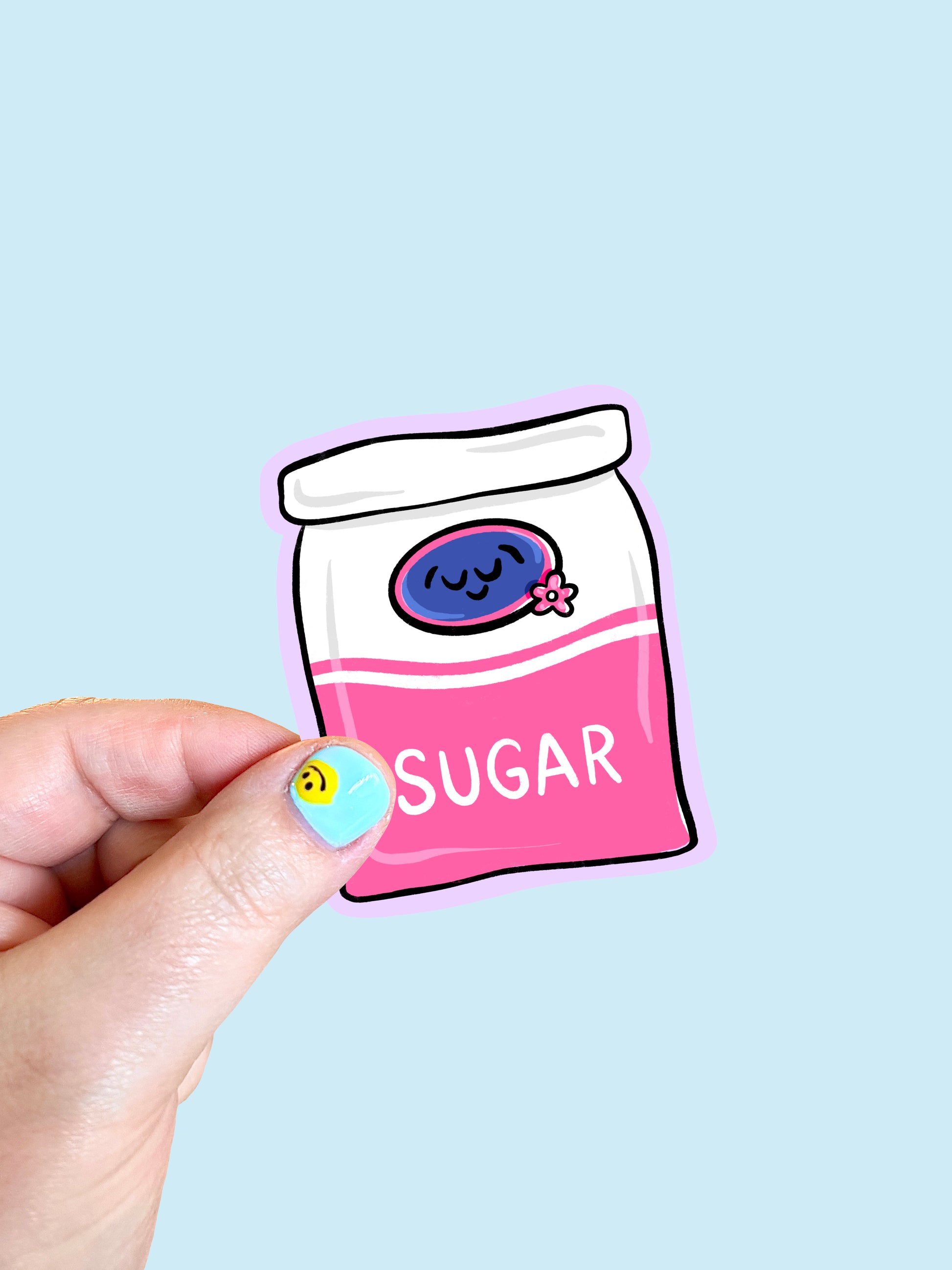 Sugar Sticker Design Sugar Chocolate Chips Vinyl Sticker – Millie Paper Co.