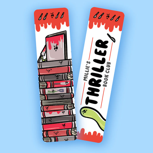 Thriller Book Club Bookmark