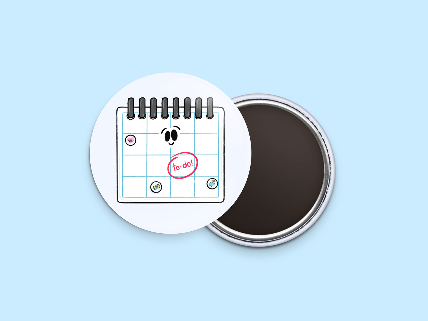 Generic Appointment Button Calendar Magnet