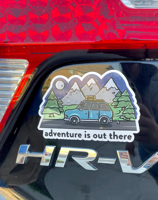 Adventure Is Out There Vinyl Decal
