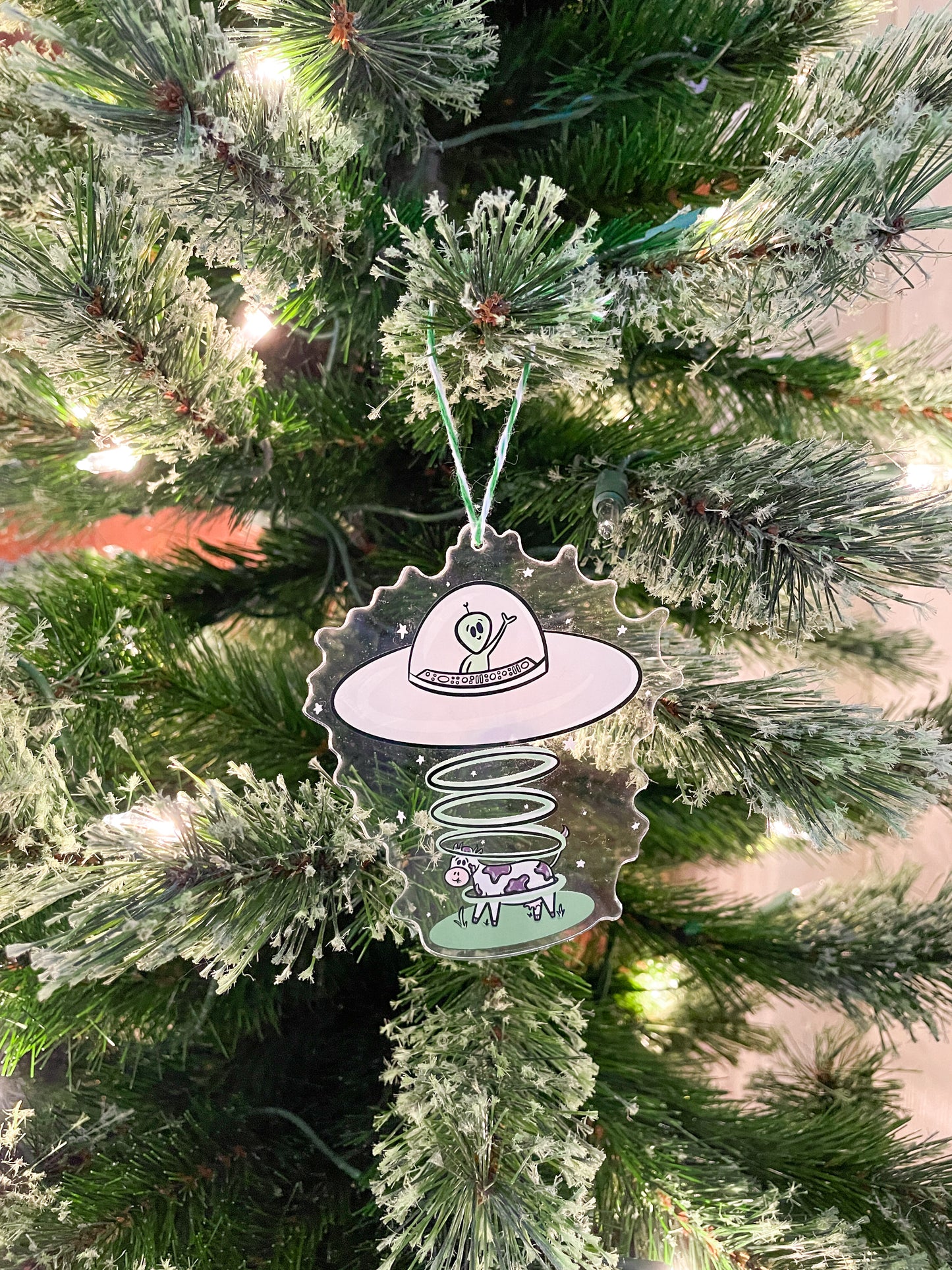 UFO Acrylic Ornament