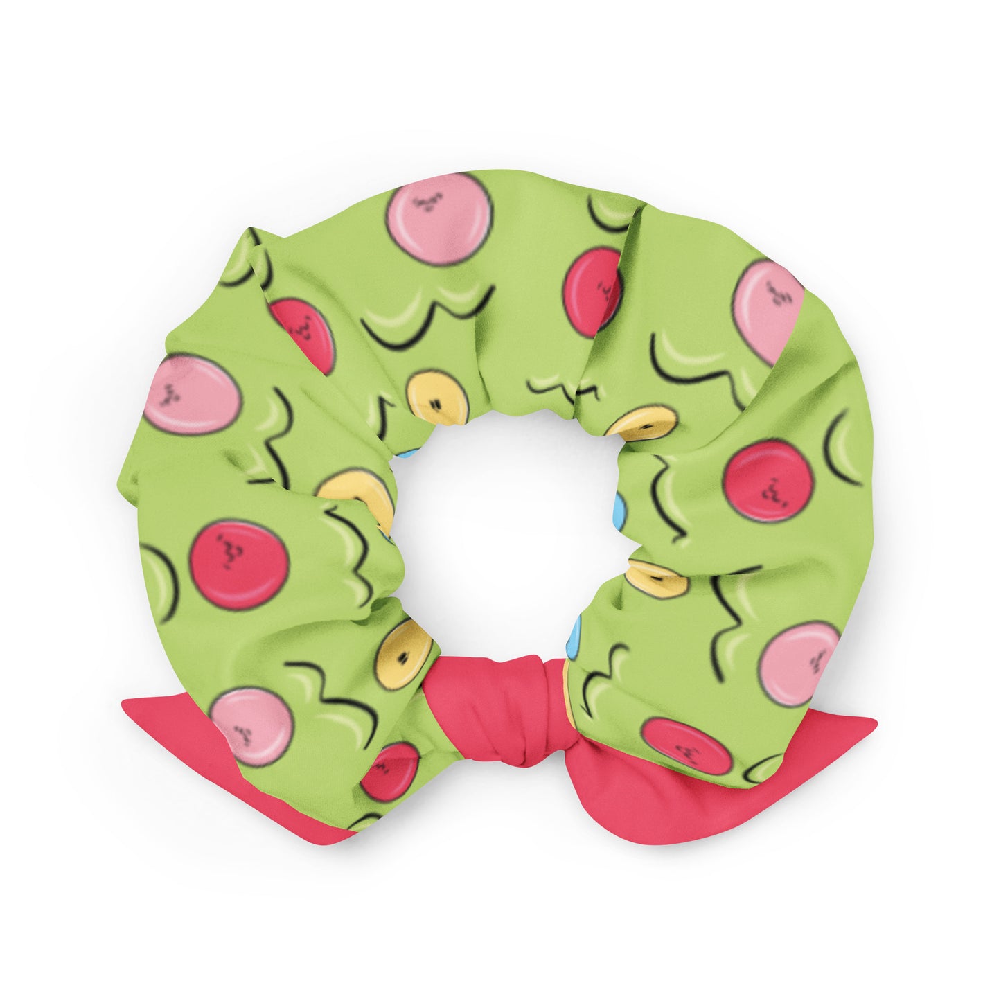 Holiday Wreath Scrunchie