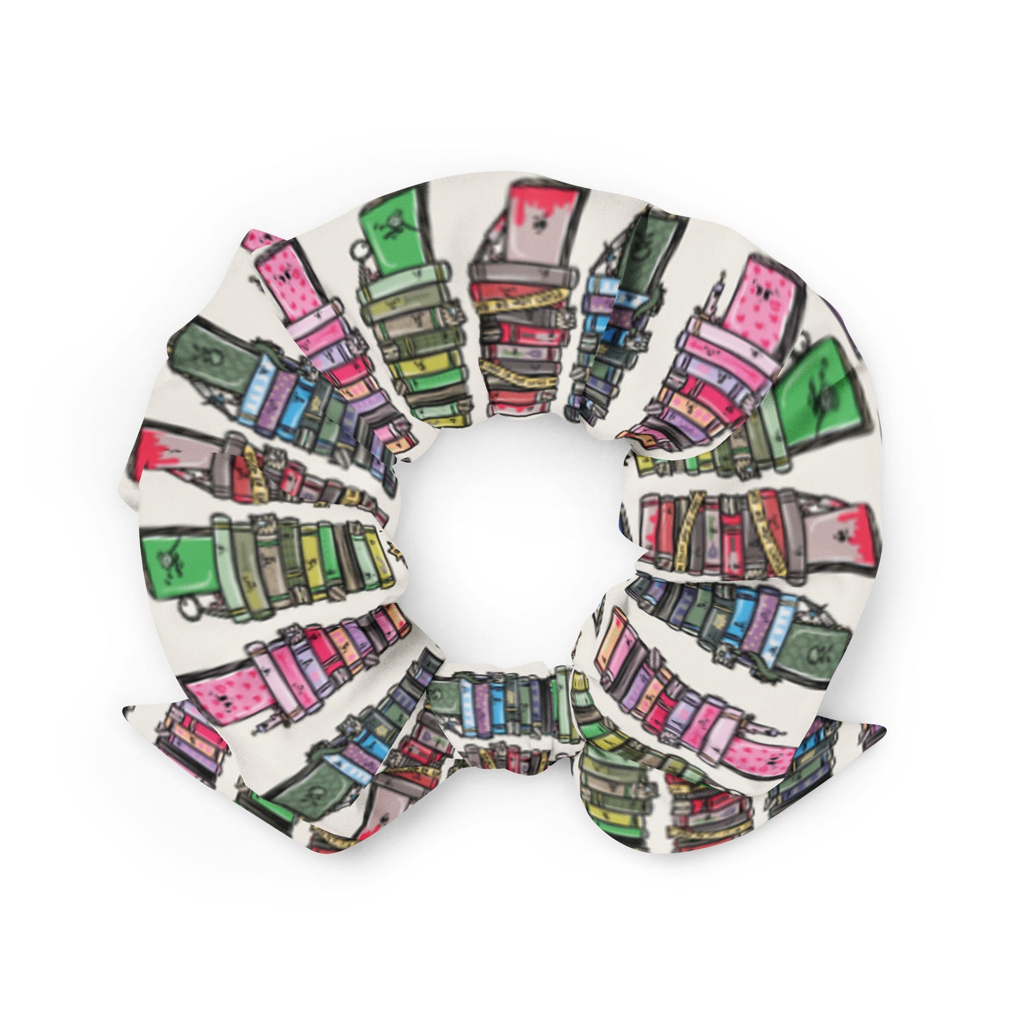 Book Stack Scrunchie