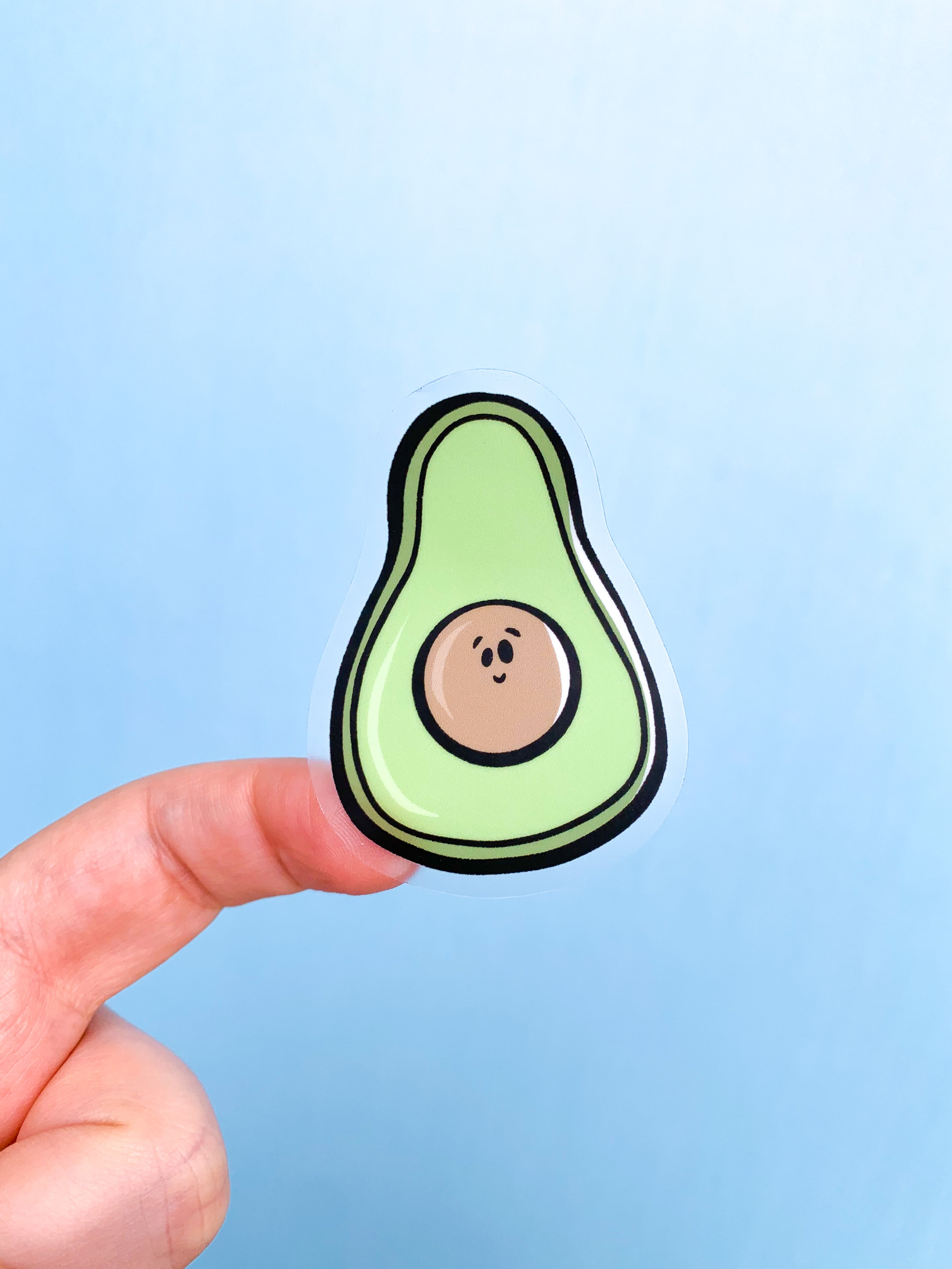 Avocado Vinyl Sticker – Millie Paper Co.