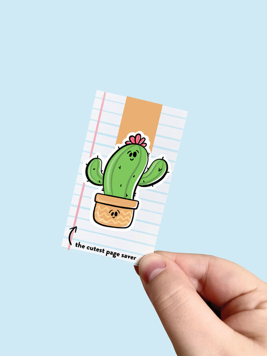 Cactus Magnetic Bookmark
