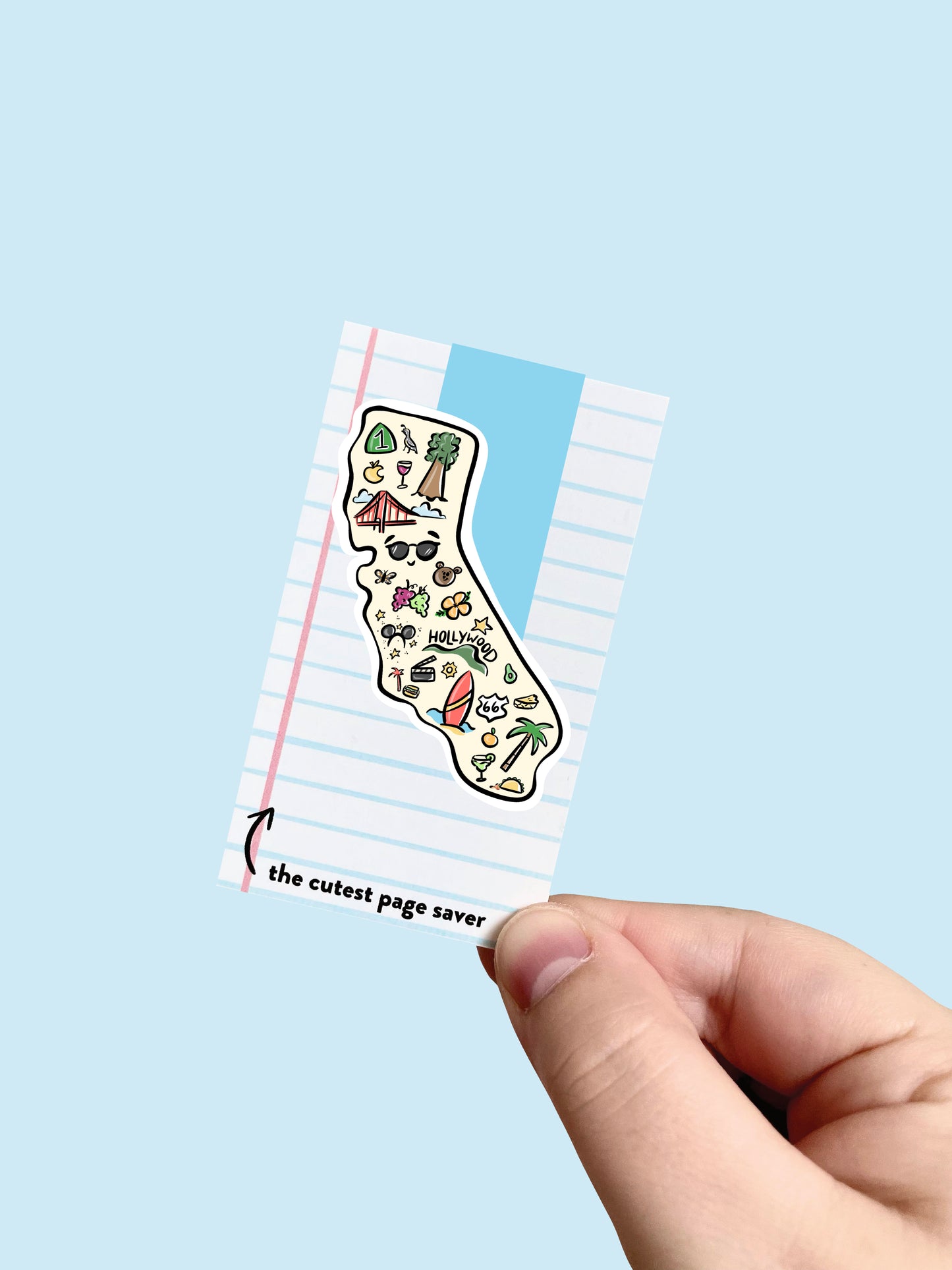 California Magnetic Bookmark