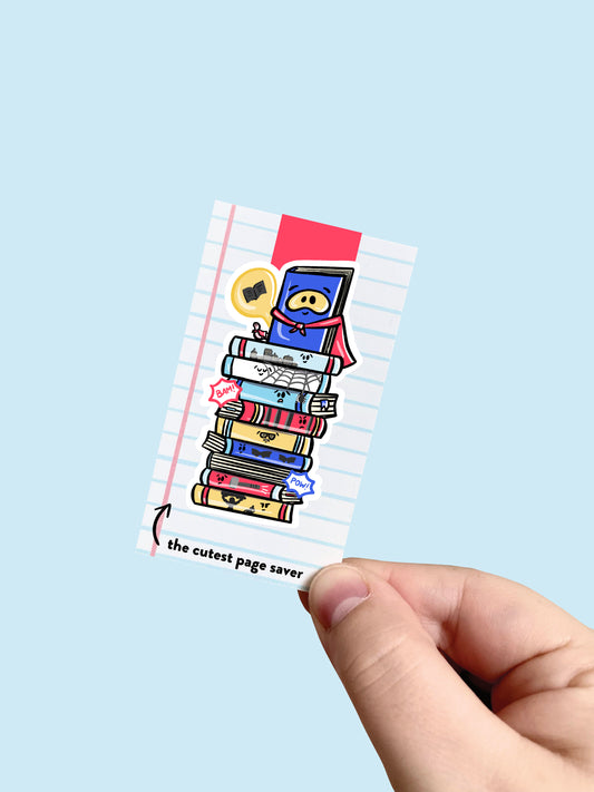 Comics Book Stack Magnetic Bookmark