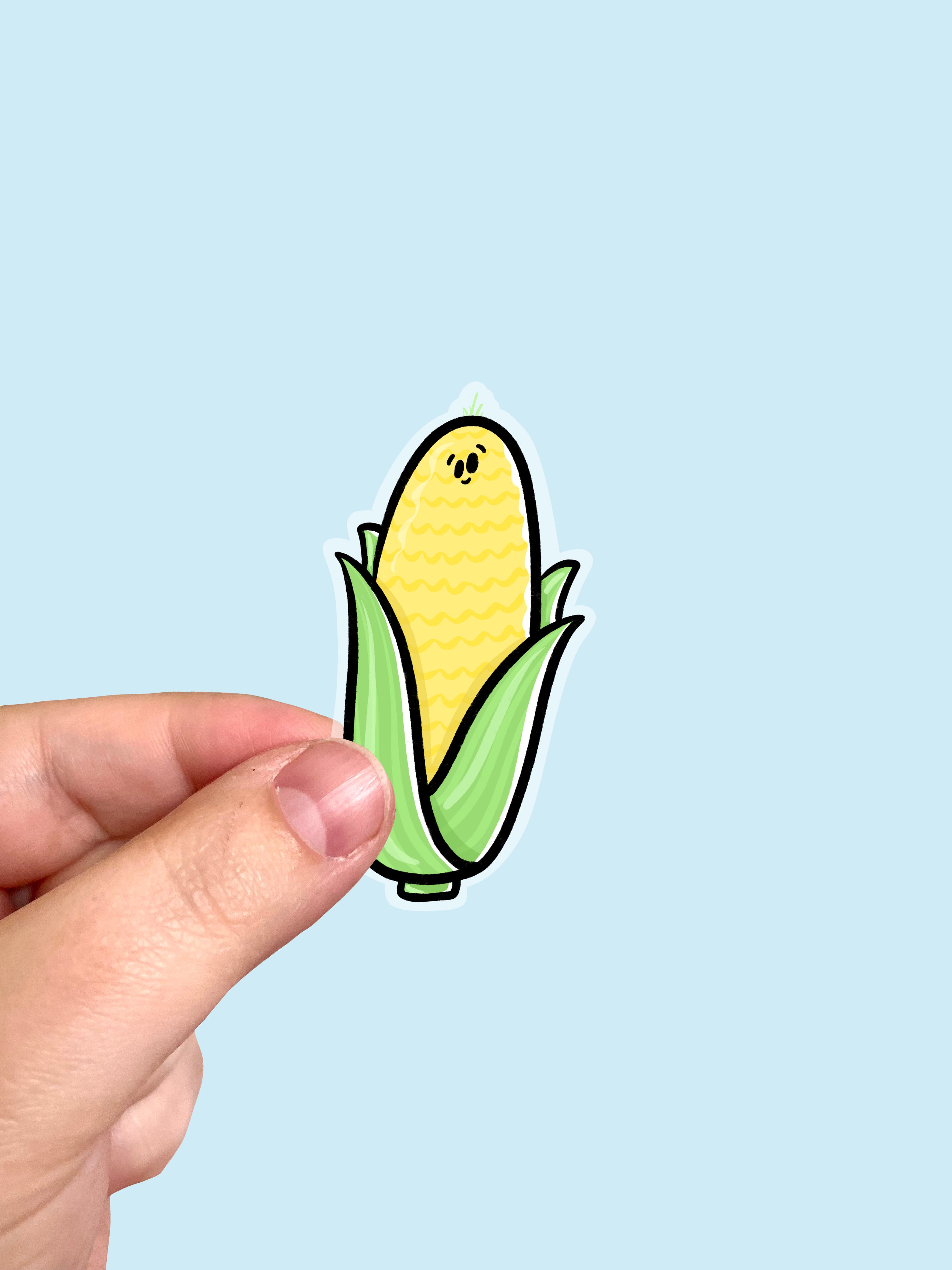 Corn Vinyl Sticker – Millie Paper Co.