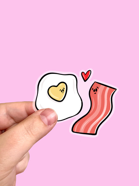 Bacon and Egg Vinyl Sticker