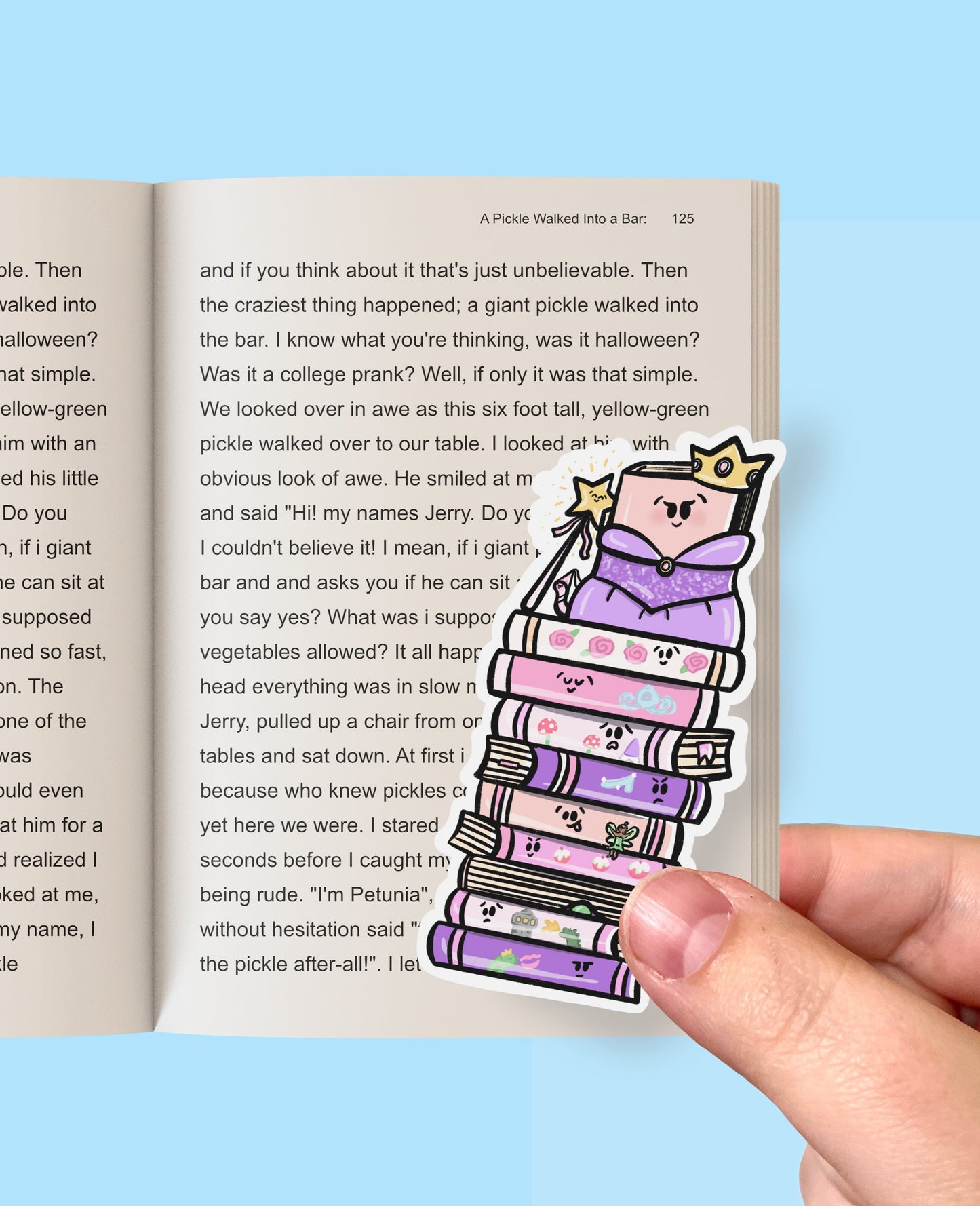 Fairytale Book Stack Jumbo Bookmark