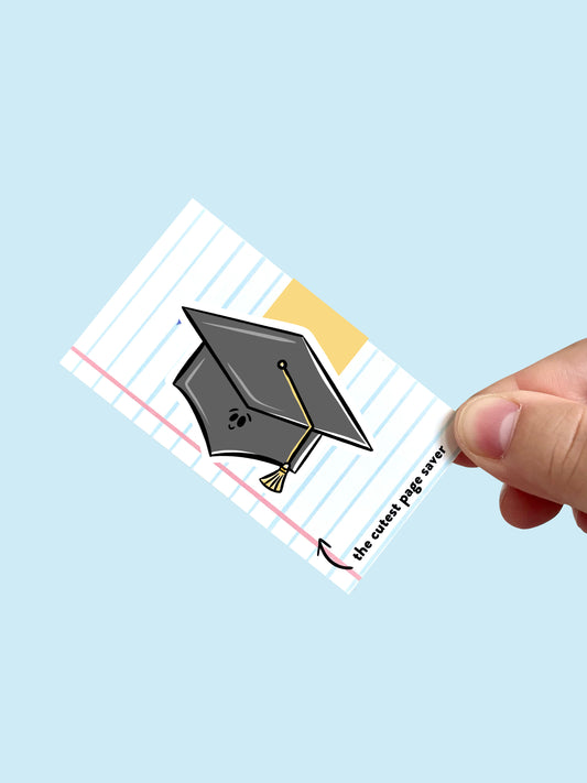 Graduation Cap Magnetic Bookmark