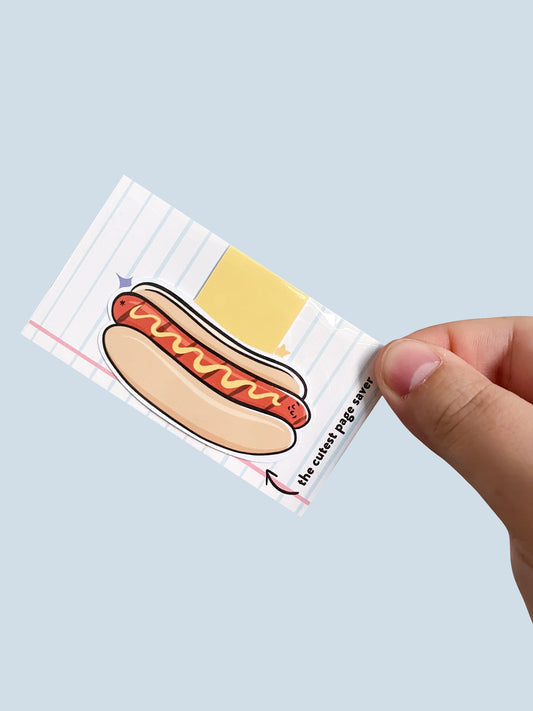 Hotdog Magnetic Bookmark