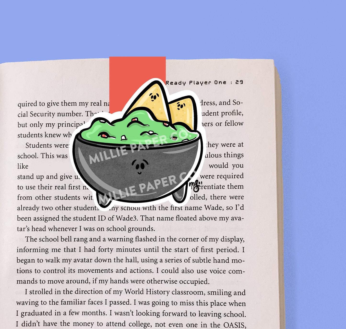 Chips and Guac Magnetic Bookmark