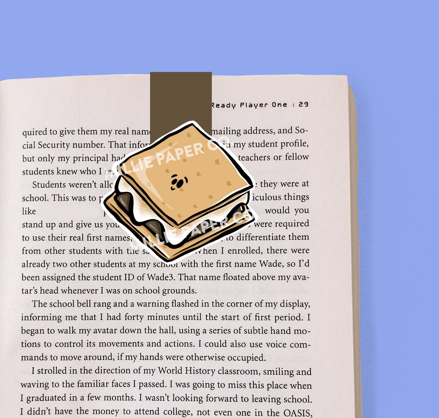 Smore Magnetic Bookmark