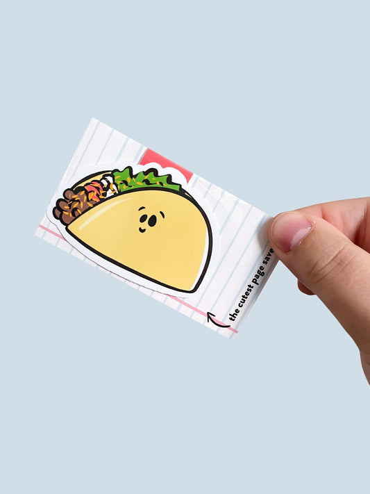 Taco MagneticMagnetic Bookmark