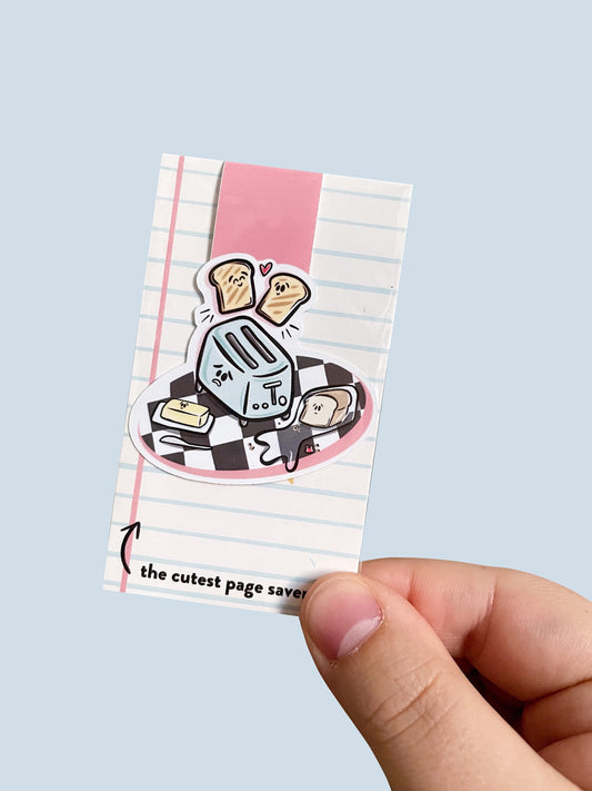 Diner Toaster Magnetic Bookmark