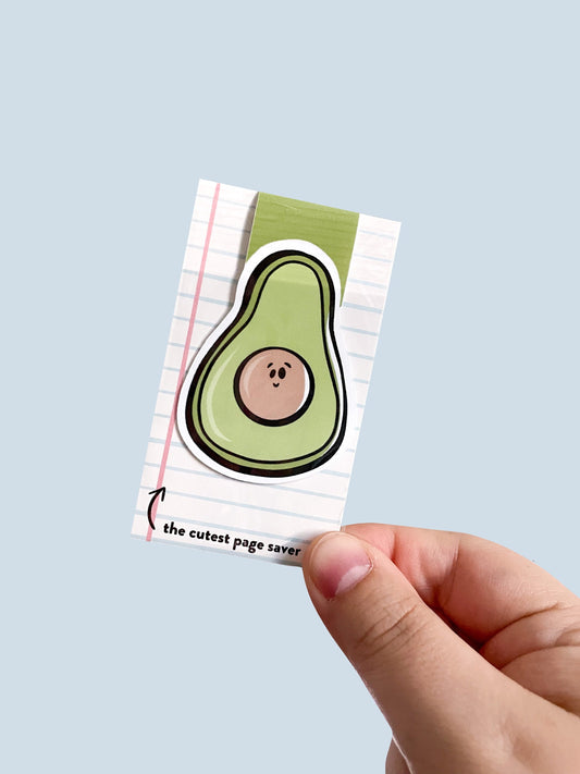 Avocado Magnetic Bookmark