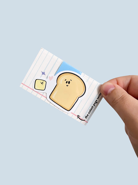 Butter and Toast Magnetic Bookmark