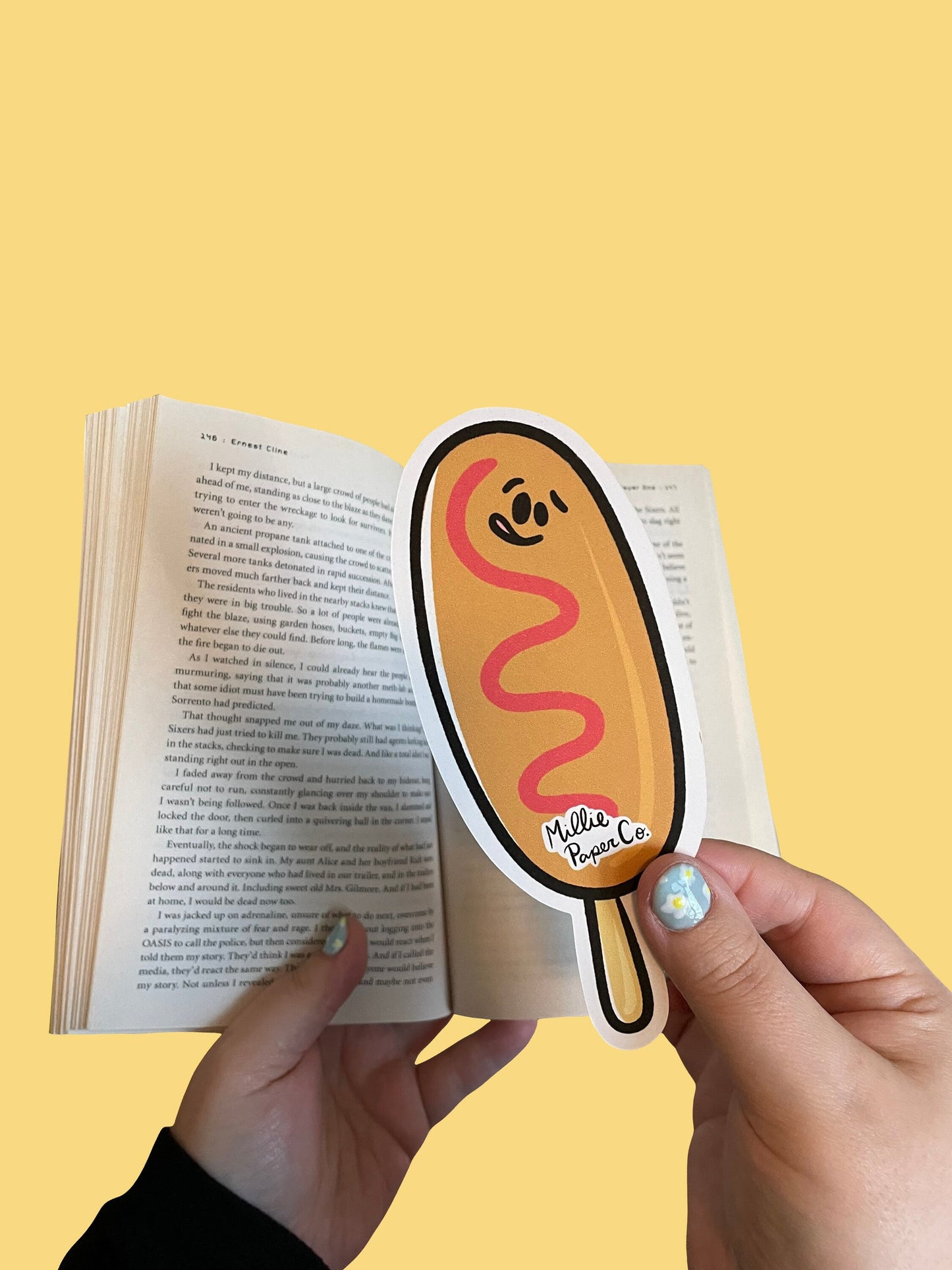Corn Dog Jumbo Bookmark