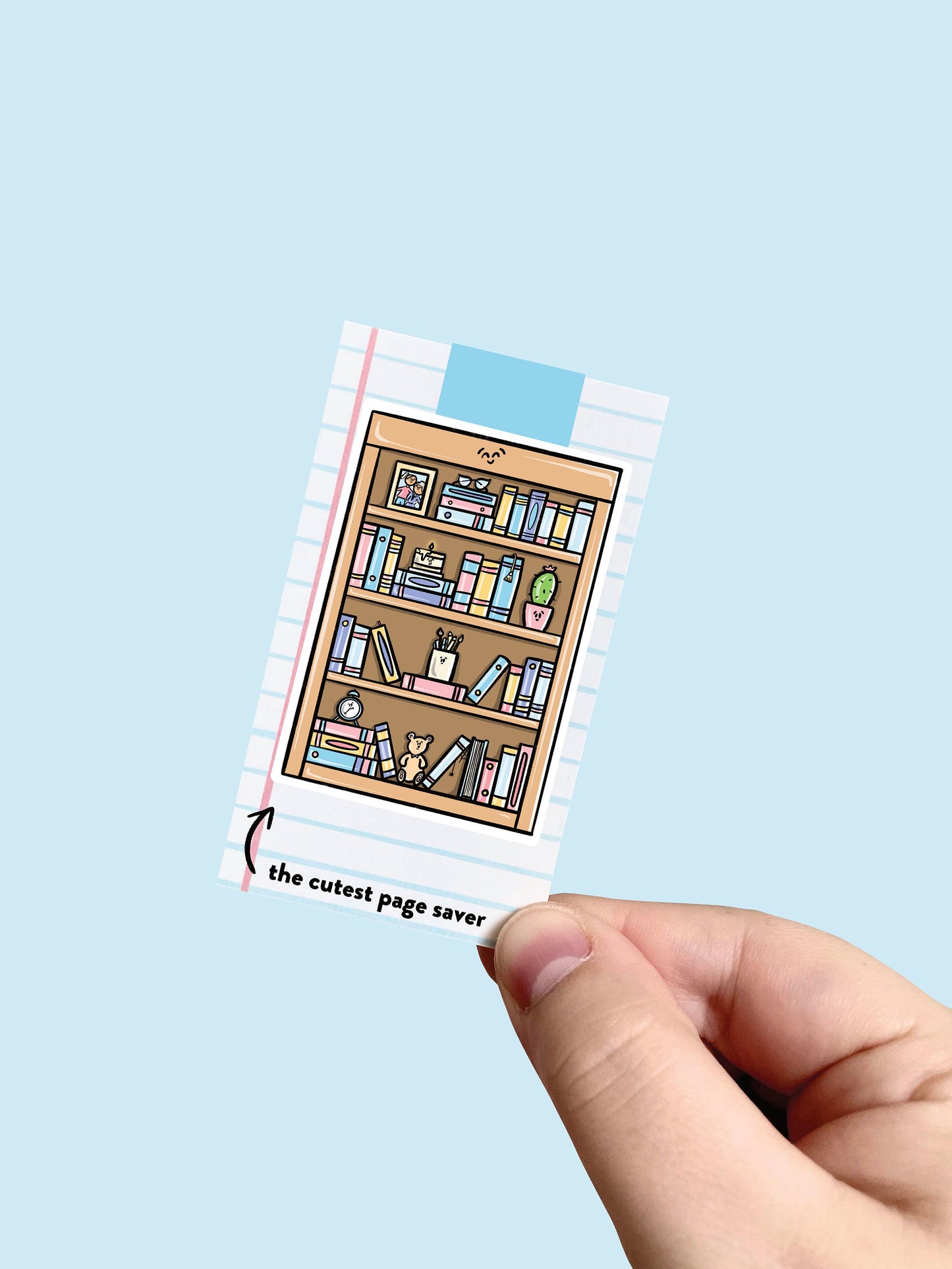 Bookshelf Magnetic Bookmark