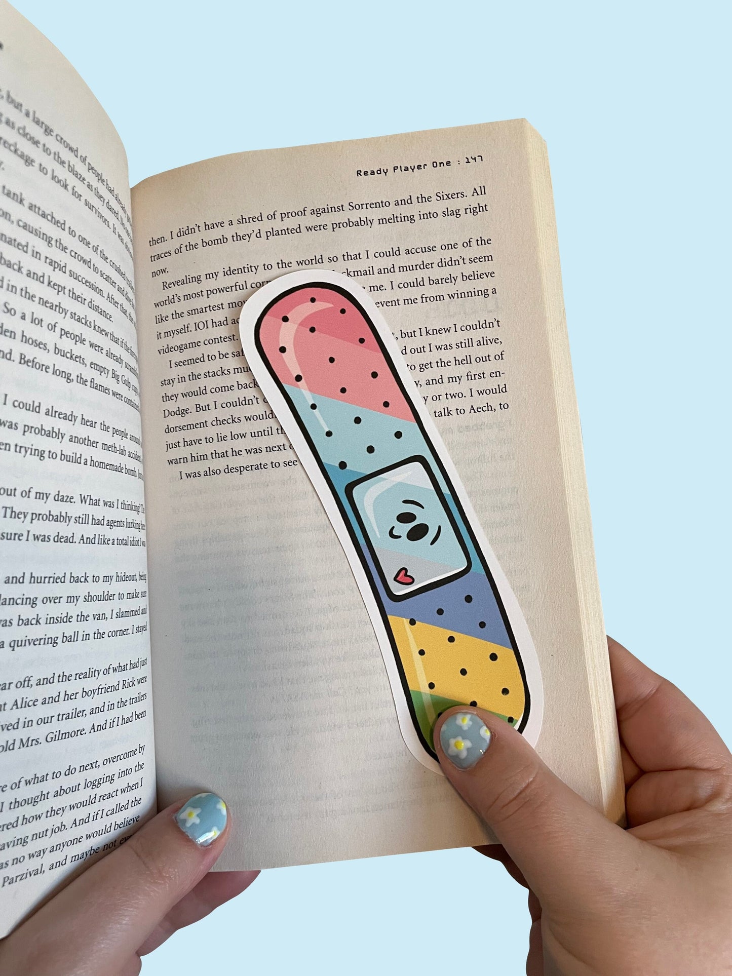 Rainbow Bandage Jumbo Bookmark