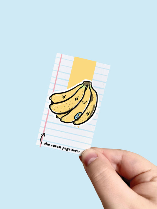 Banana Bunch Magnetic Bookmark