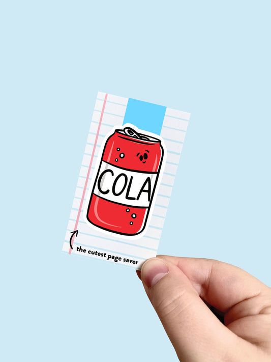Cola Can Magnetic Bookmark