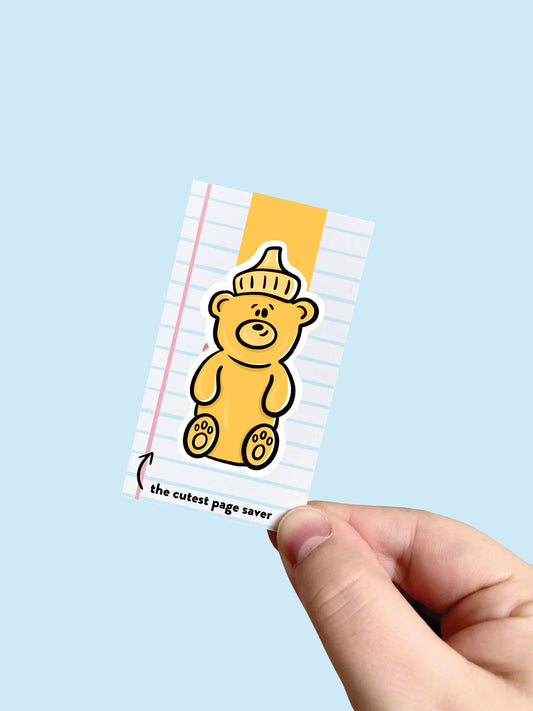 Honey Bear Magnetic Bookmark