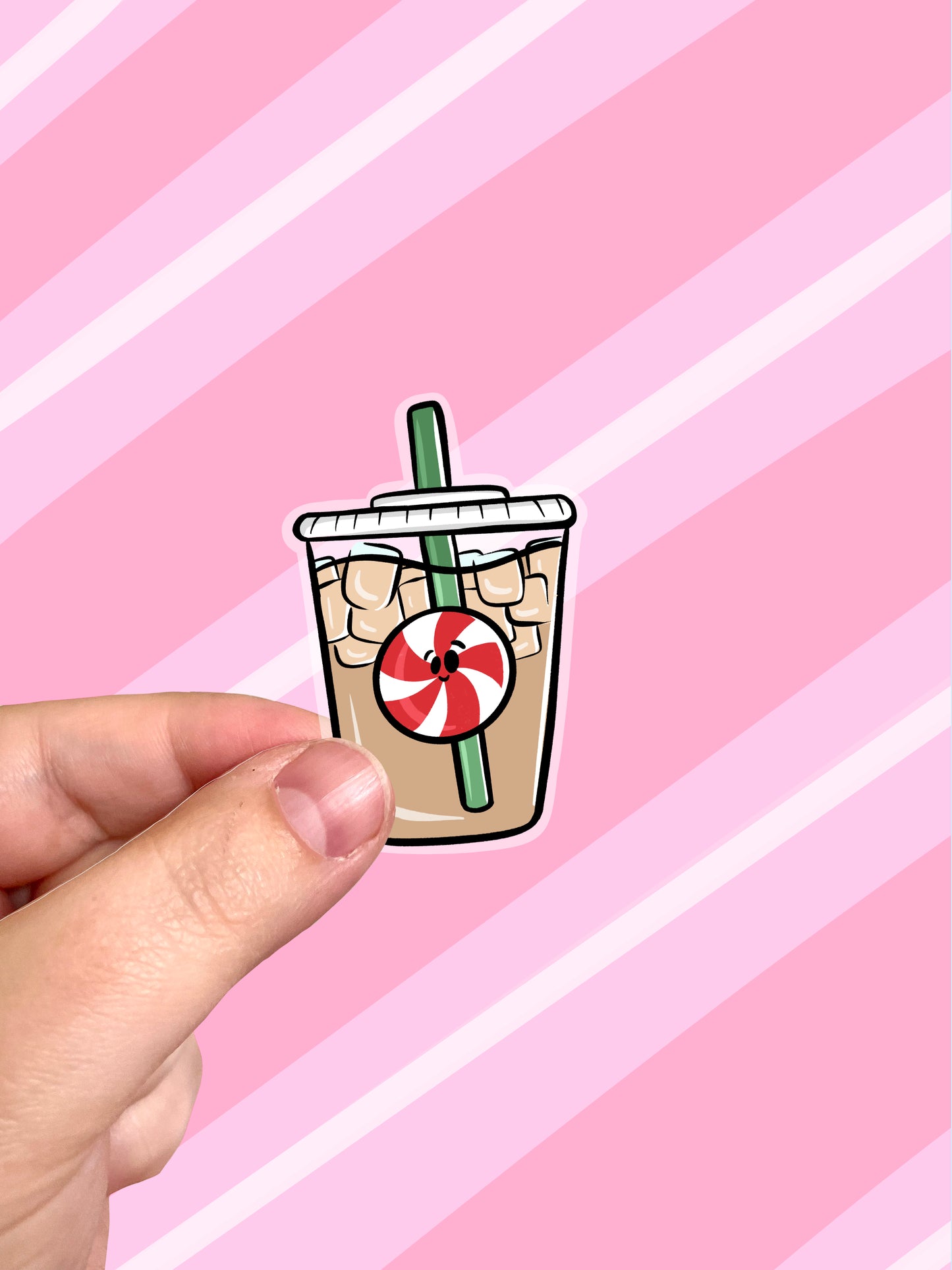 Peppermint Mocha Vinyl Sticker