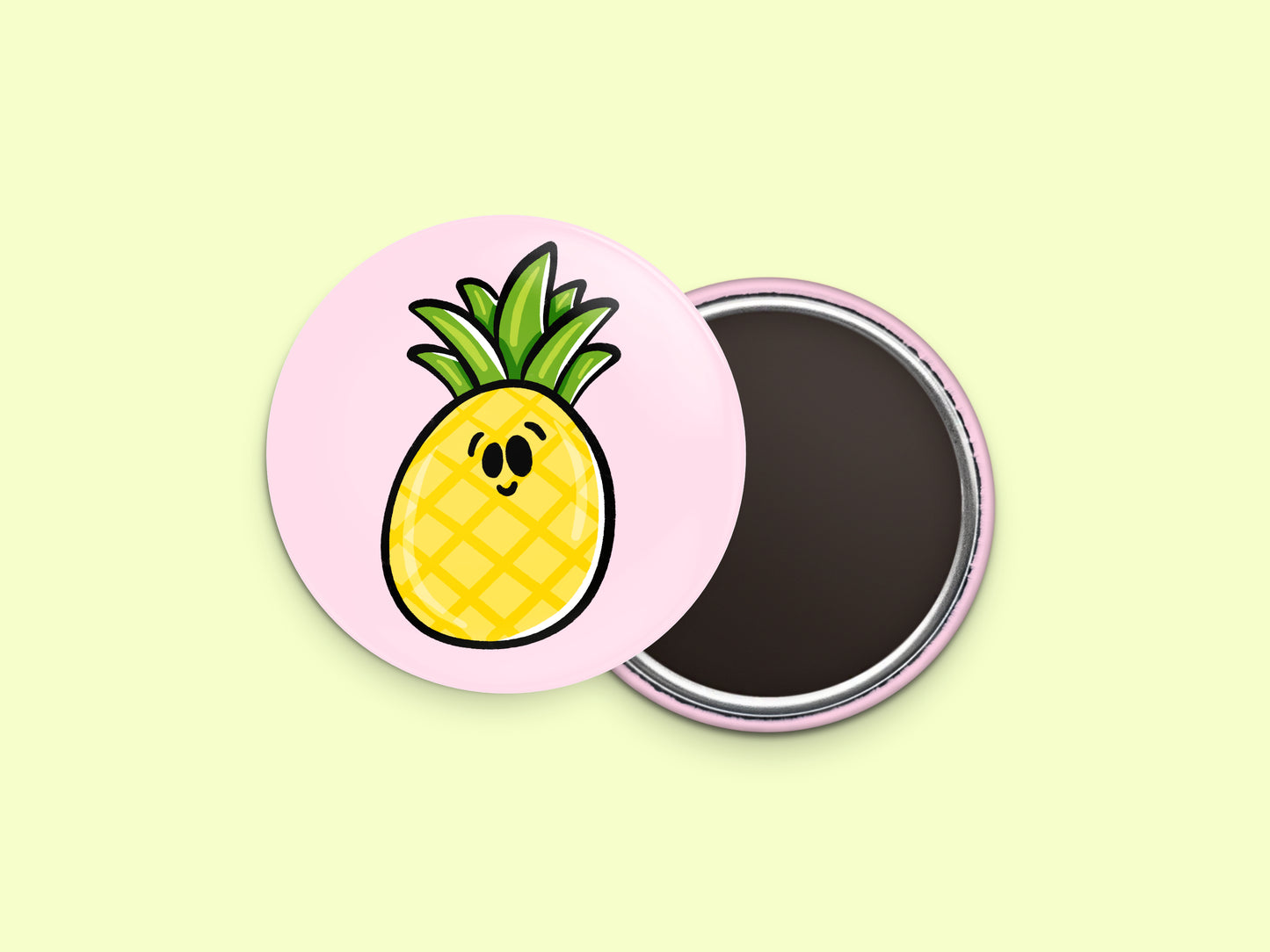 Pineapple Button Fridge Magnet