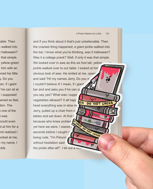 Thriller Book Stack Jumbo Bookmark