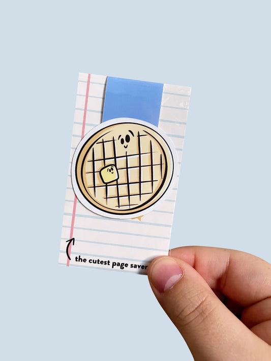 Waffle Magnetic Bookmark
